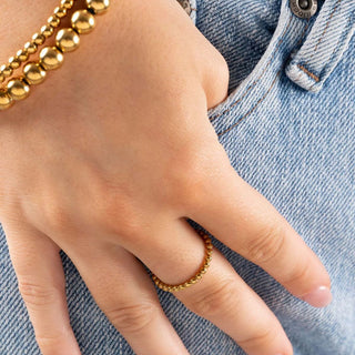 14K Gold Filled PLUS™ Beaded Spacer Ring- Model