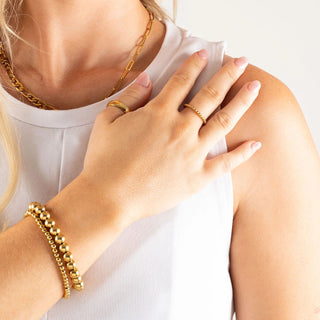 14K Gold Filled PLUS™ Beaded Spacer Ring- Model