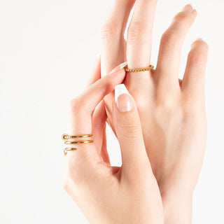 14K Gold Filled PLUS™ Beaded Spacer Ring- Model