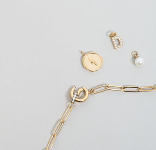 Gold Letter Charms