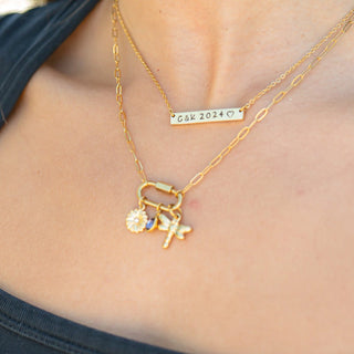 Teardrop Birthstone Charm