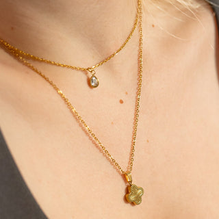 Teardrop Birthstone Charm
