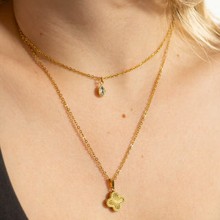 Teardrop Birthstone Charm