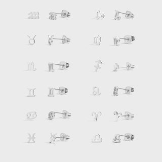 Zodiac Stud Earrings