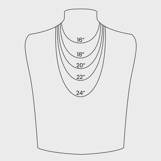 Destin Jewelry Necklace Size Chart