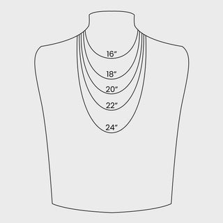 White Confetti Chain Necklace