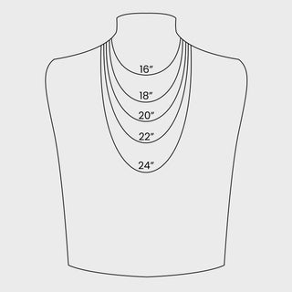 Destin Jewelry Necklace Length Size Chart