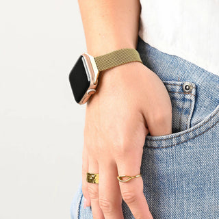 The Marlowe Smartwatch Band- gold model 