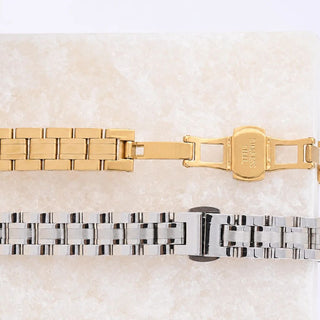 The Blair Smartwatch Band- gold and stainless studio 