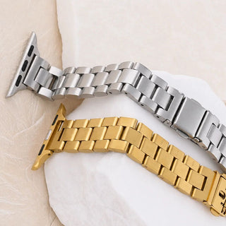 The Sloane Smartwatch Band- stainless and gold studio 