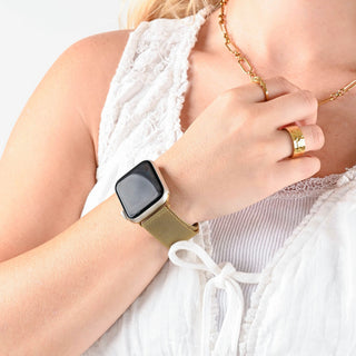 The Marlowe Smartwatch Band- gold model 