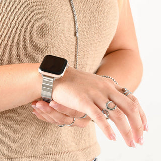 The Emery Smartwatch Band- stainless model 