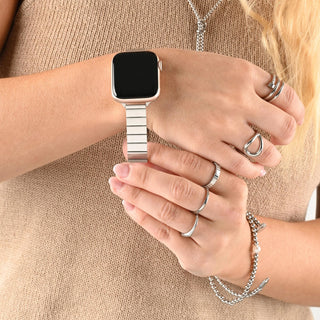 The Emery Smartwatch Band- stainless model 