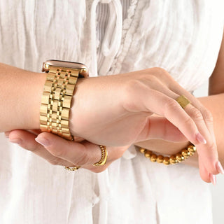 The Jordan Smartwatch Band- gold model