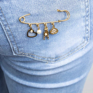 Loop Charm Brooch