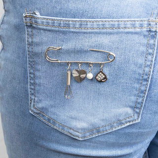 Loop Charm Brooch