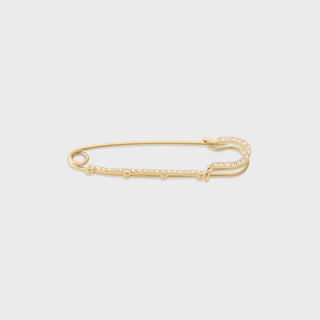 Stone Accent Charm Brooch - Main