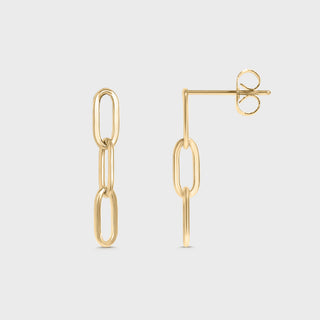 14K Gold Filled PLUS™ Paperclip Earrings- Main