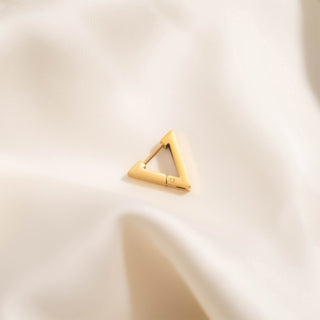 Triangle Huggie Earrings