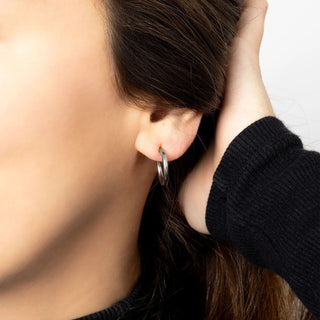 Sliding Spring Huggie Hoop Earrings