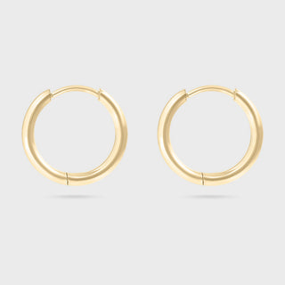 14K Gold Filled PLUS™ Classic Hoop Huggie Earrings- Main