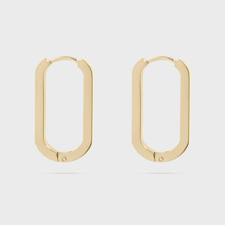 14K Gold Filled PLUS™ Oval Huggie Earrings- Main
