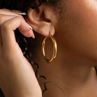 Chunky Hoop Earrings