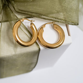 Chunky Hoop Earrings