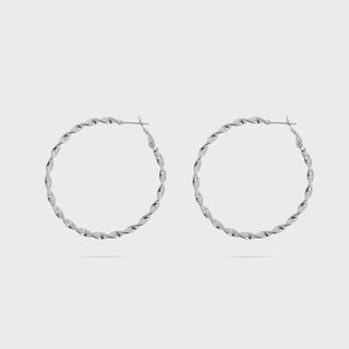 Twisted Hoop Earrings