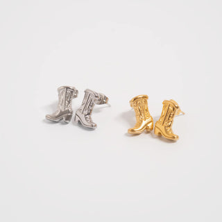 Cowboy Boot Stud Earrings