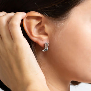 Cowboy Boot Stud Earrings