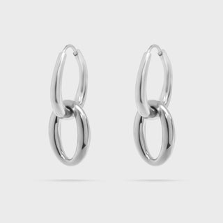 Double Hoop Dangle Earrings