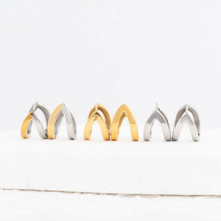 Artistic Split Hoops- collection shot 