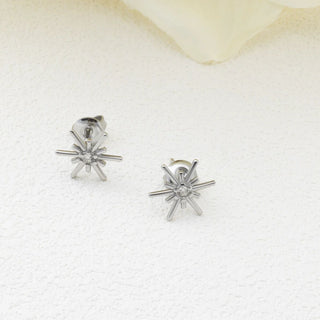 Firework Stud Earrings- silver studio 