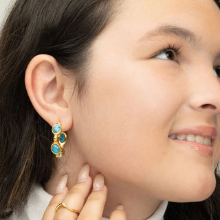 Turquoise Stone Earrings 