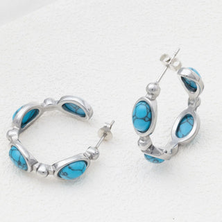 Turquoise Stone Earrings 