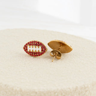 Football Stud Earrings- Studio