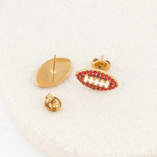 Football Stud Earrings- Studio