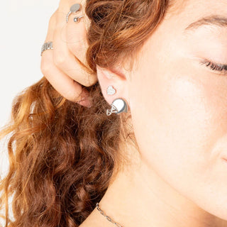 Helmet Stud Earrings- Model
