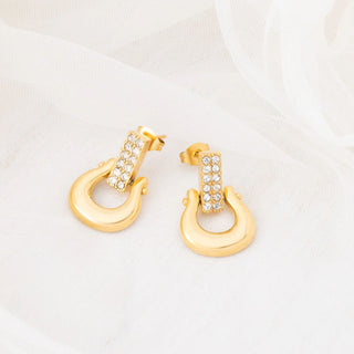 Horseshoe Drop Earrings- Studio
