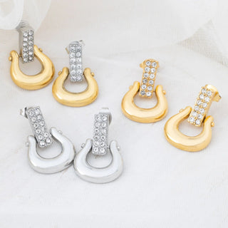Horseshoe Drop Earrings- Studio