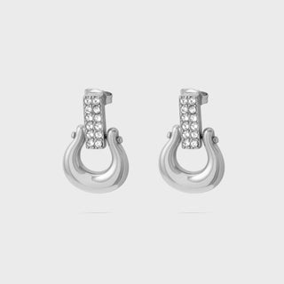 Horseshoe Drop Earrings