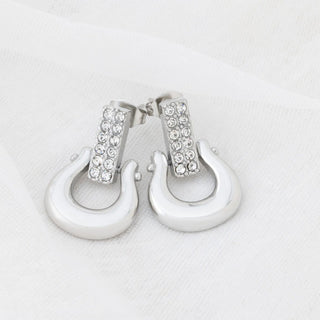 Horseshoe Drop Earrings- Studio