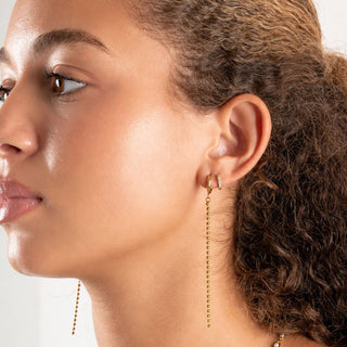 Beaded Dangle Earrings- Model