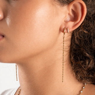 Beaded Dangle Earrings- Model