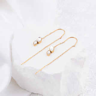 Dangle Stone Earrings- Studio