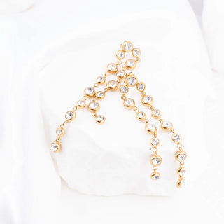 Double Stone Dangle Earrings- Studio