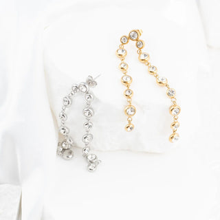 Double Stone Dangle Earrings- Studio
