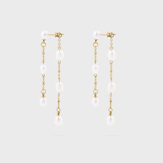 Dangle Pearl Earrings- Main
