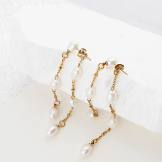 Dangle Pearl Earrings- Studio